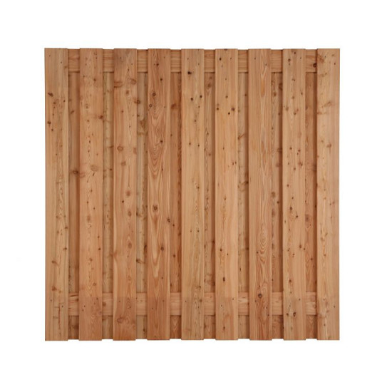 Douglas scherm 19 planks - recht 180x170 cm