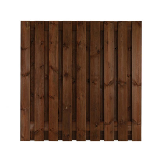 Nobifix scherm 19 planks - recht 200x180 cm