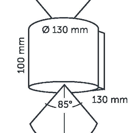 In-Lite - Halo Up-Down Dark 100-230V