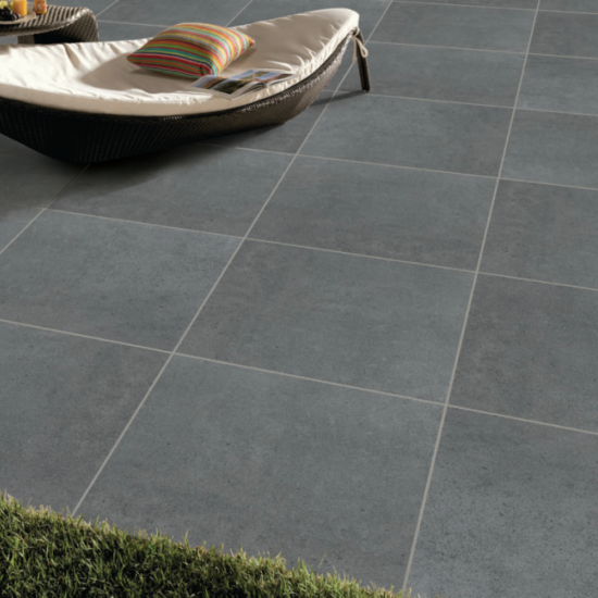 Keramische tegel 60x60x1,8 cm Emirates Mid grey matt