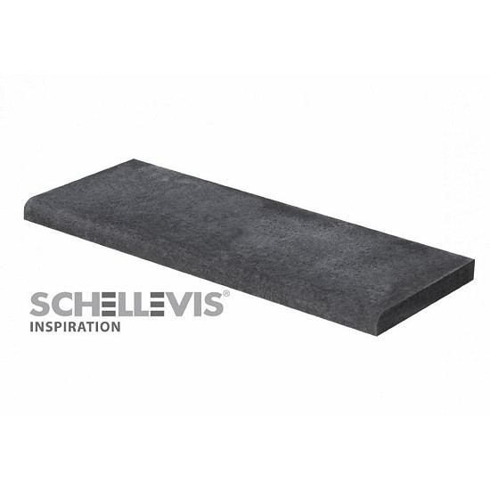 Schellevis Zwembadrand 100x100x5 cm antraciet