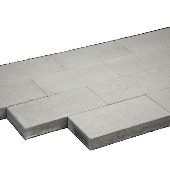 Trottoir tuintegel mf grijs 20x40x5 cm