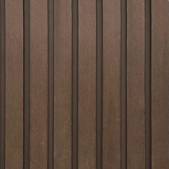 Inviso Wall WPC plank dark brown (wb 200mm)  26x231x2500mm