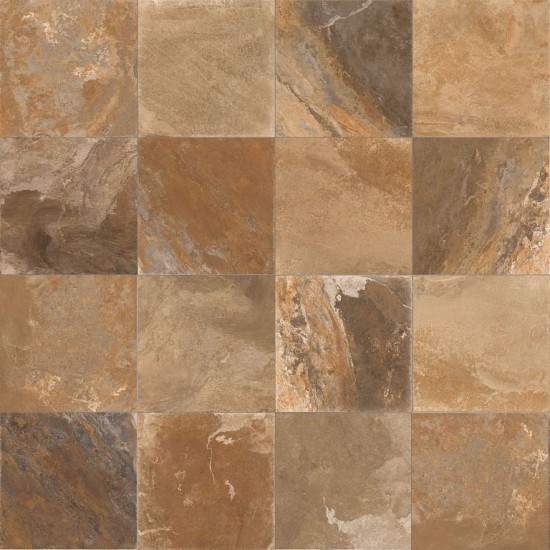 GeoCeramica® topplaat 60x60x1 Ardesie Yukon