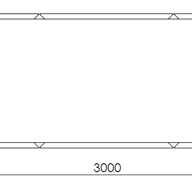 Cortenstaal plantenbak Rechthoek XL 300x100 hoogte=50cm opties=geen bodemplaat