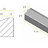 Geleideband 5/20x20x100 grijs vis