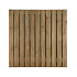 Grenen scherm 23 planks 16 mm - recht 180x165 cm