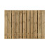 Grenen scherm 23 planks 17 mm - recht 180x90 cm