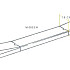 Inritband mv-13/15x25x100 rechts grijs vis