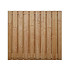 Douglas scherm 19 planks - recht 200x180 cm