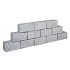 Castle rock graniet G603 naturel 40x20x20 cm