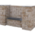 Combiwall Splitton Uno 30x15x12 Sierra Nevada (lxbxh)