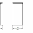 Gepoedercoat staal brievenbus Type S-RAL7016 (antraciet grijs)