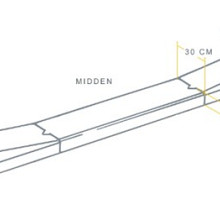 Inritband mv30x16-28/30x25 rechts grijs vis