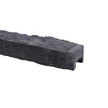 Betonnen afdekkap granietmotief 177 cm Antraciet