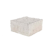 Betonnen afdekmuts t.b.v. betonpalen graniet dicht wit