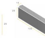 Opsluitband 15x25x100 zwart vis