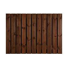 Nobifix scherm 23 planks - recht 180x165 cm