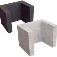 U-element beton zwart